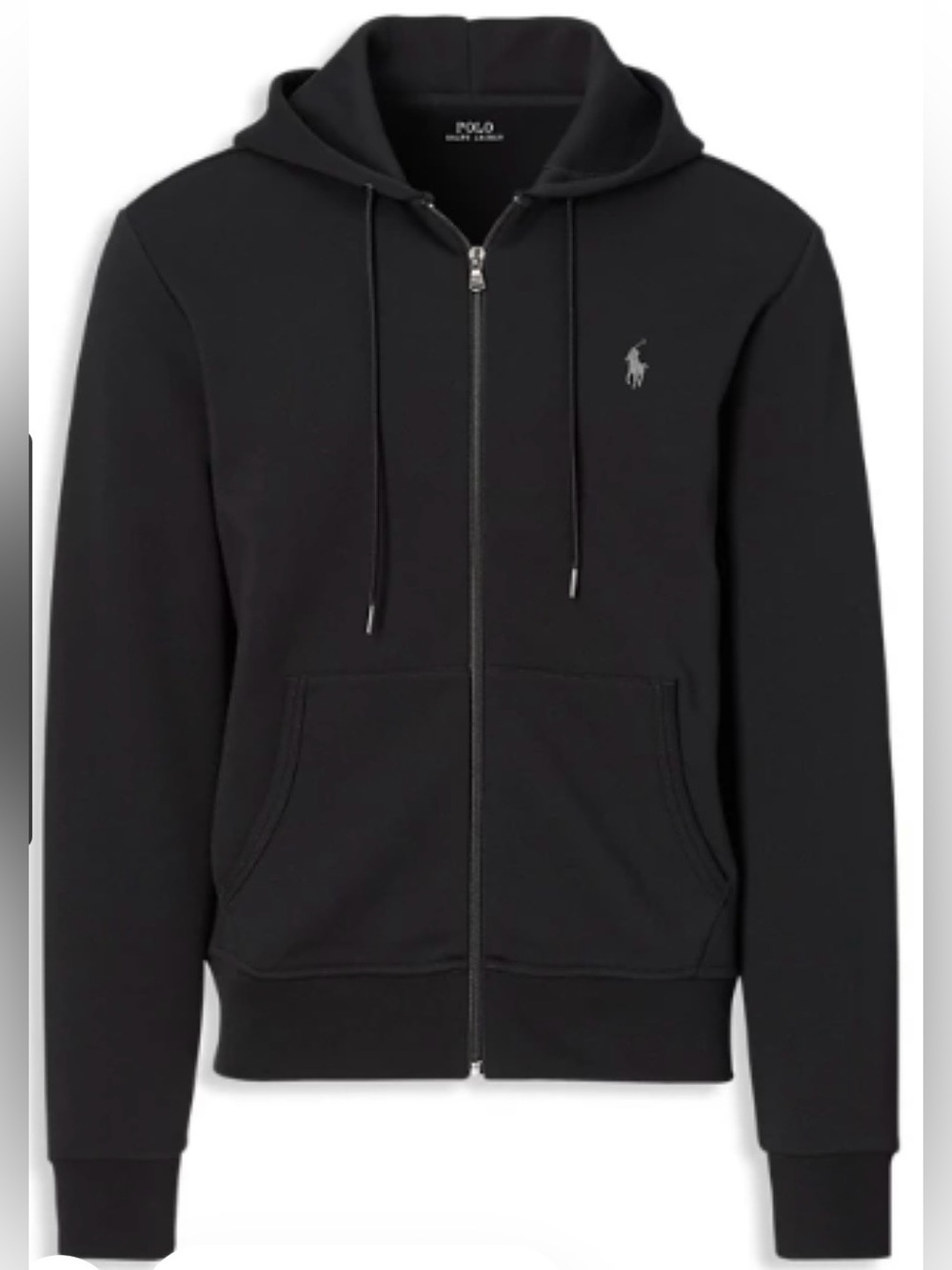 Polo Ralph Lauren Men's Black Fleece Full-Zip Hoodie Size 4XLT
